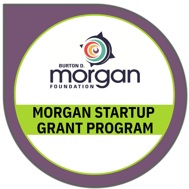 Morgan Startup Grant program badge