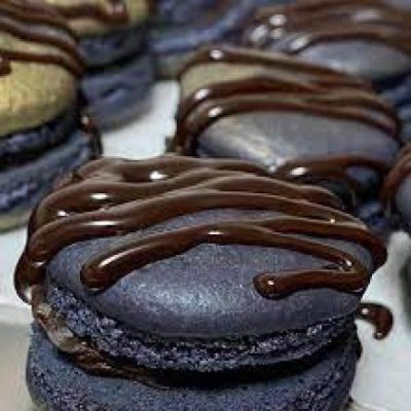 Passion At Midnight Macarons